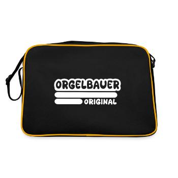 Organ builder as a profession - Retro Bag - black/gold - Back
