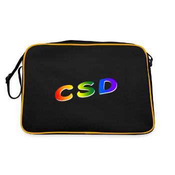CSD - Retro Bag - black/gold - Back