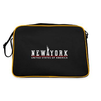 new york city 2 - Retro Bag - black/gold - Back