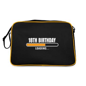 18th birthday - Retro Bag - black/gold - Back