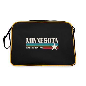 Minnesota - Sac Retro - noir/or - Dos