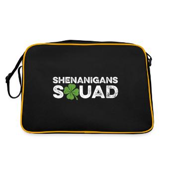 Shenanigans squad Gangster Poison - Retro Bag - black/gold - Back