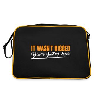 Ce n’était pas truqué Tu n’es qu’un perdant 8 - Sac Retro - noir/or - Dos