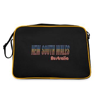 NOUVELLE-GALLES DU SUD - Australie - Sac Retro - noir/or - Dos
