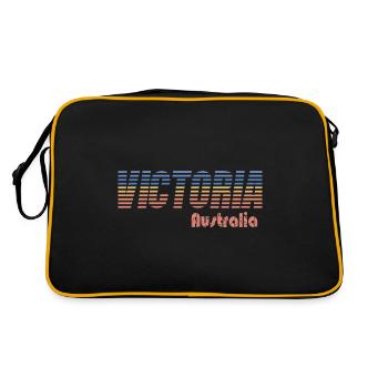 VICTORIA - Australie - Sac Retro - noir/or - Dos