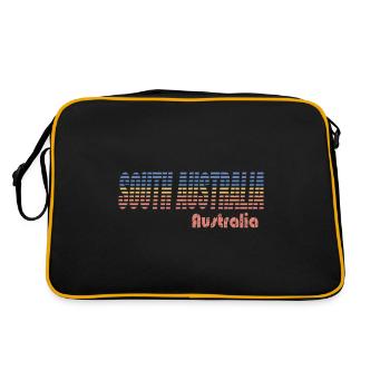 AUSTRALIE-MÉRIDIONALE - Sac Retro - noir/or - Dos