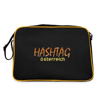 Austria - Retro Bag - black/gold - Back
