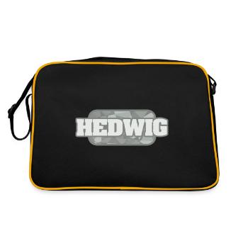 Gift for Hedwig - Retro Bag - black/gold - Back