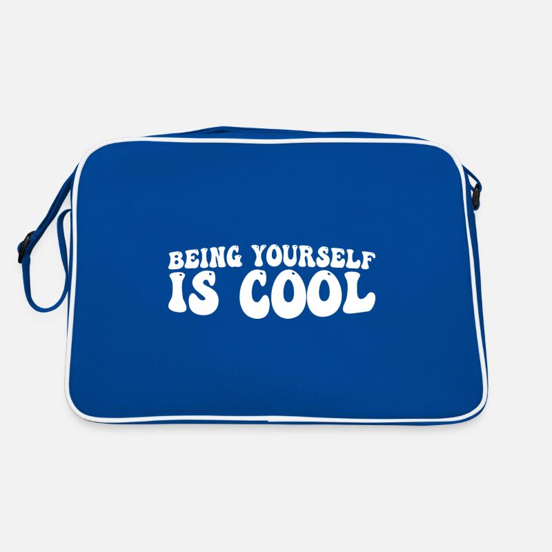 Being Yourself Is Cool 4 Retro Tasche