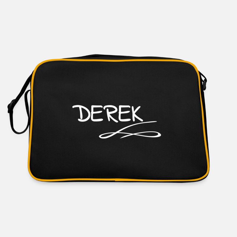 Vorname Derek Retro Tasche