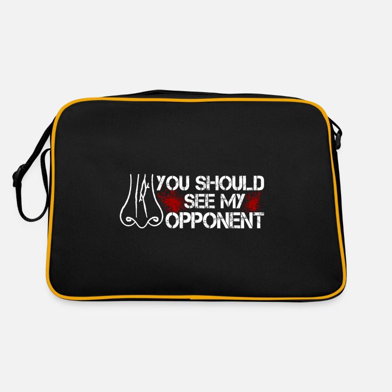 You Should See My Opponent Nase Gebrochen Nasen OP Retro Tasche
