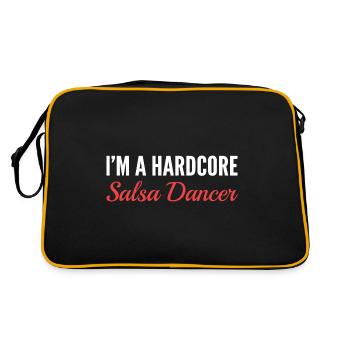 Danseurs de salsa hardcore. Personne compétitive Ge - Sac Retro - noir/or - Dos