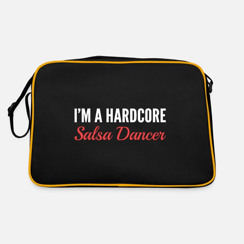Danseurs de salsa hardcore. Personne compétitive Ge Sac Retro