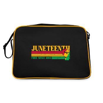 Juneteenth - Sac Retro - noir/or - Dos