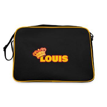 Crown for Louis - Retro Bag - black/gold - Back