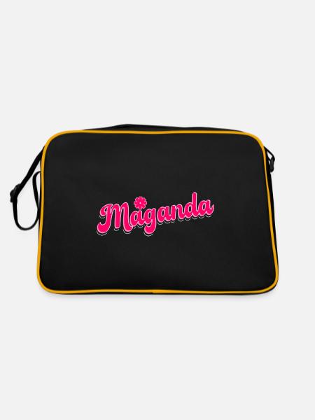 Philippines - Maganda - Retro Bag - black/gold - Back