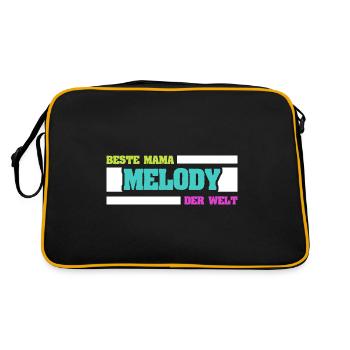 Melody as Mother - Retro Bag - black/gold - Back