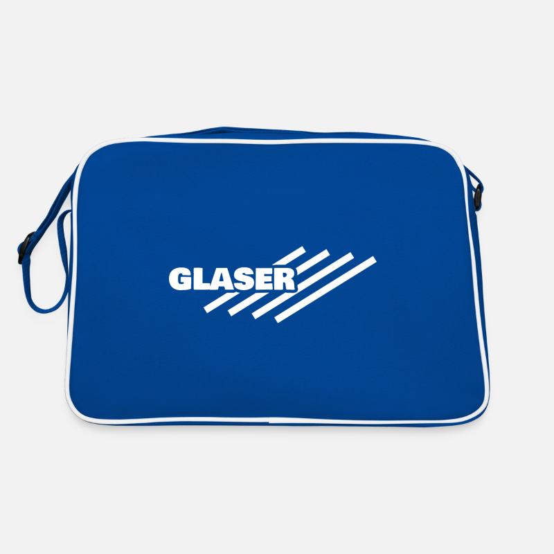 Glaser als Arbeitsplatz Retro Tasche