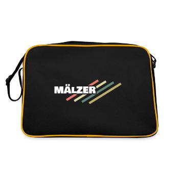 Malteur sur le lieu de travail - Sac Retro - noir/or - Dos