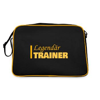 Profession Trainer - Retro Bag - black/gold - Back