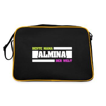 Almina - Sac Retro - noir/or - Dos