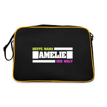 Mère Amélie - Sac Retro - noir/or - Dos