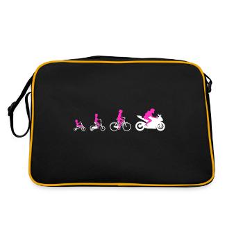 Evolution Supersportler Moto Dames Superbike - Sac Retro - noir/or - Dos