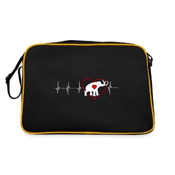 Mammut - Retro Tasche - Schwarz/Gold - Hinten