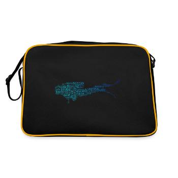 Scuba Diver Scuba Diver Hommes - Sac Retro - noir/or - Dos