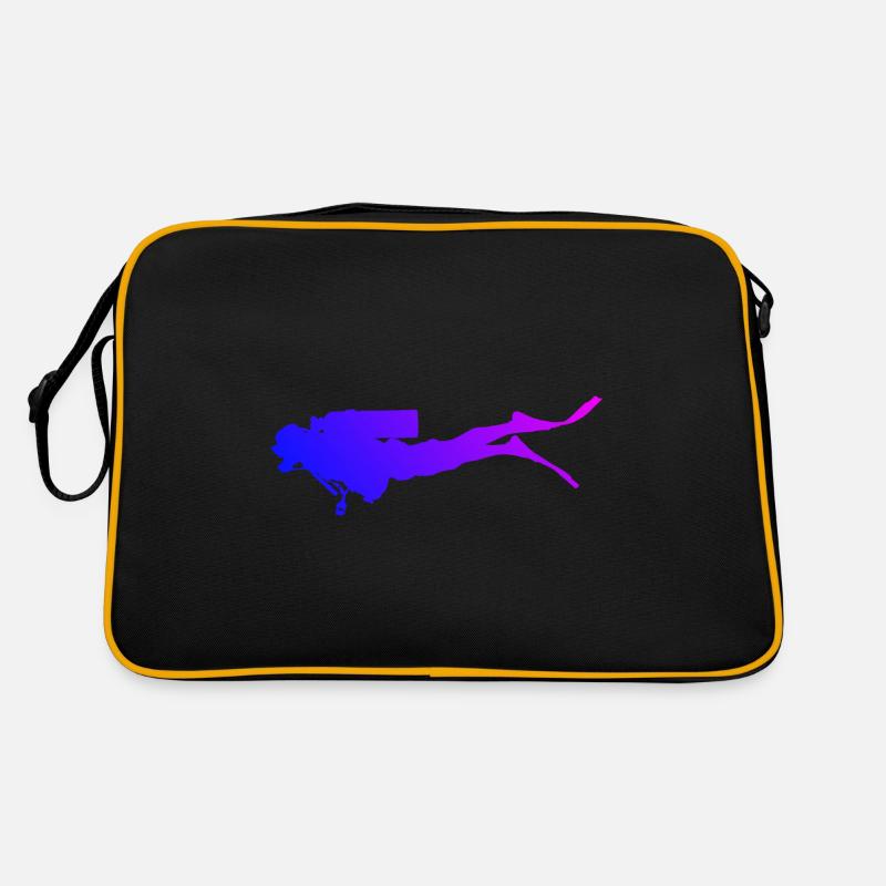 Scuba Diver Plongée sous-marine Diver Diver Sac Retro