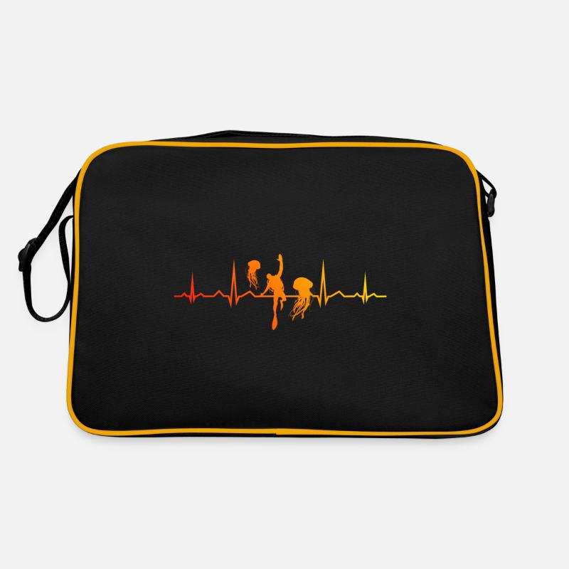 Scuba Divers Divers Scuba Diver Men Retro Bag