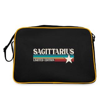 Signe du zodiaque Sagittaire - Sac Retro - noir/or - Dos