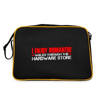 Enjoy Romantic Walks Through The Hardware Store21 - Retro Bag - black/gold - Back