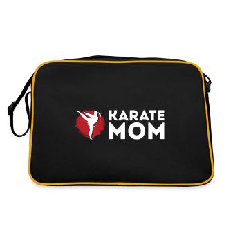 Karaté Maman Talentueuse Mère Poison - Sac Retro - noir/or - Dos