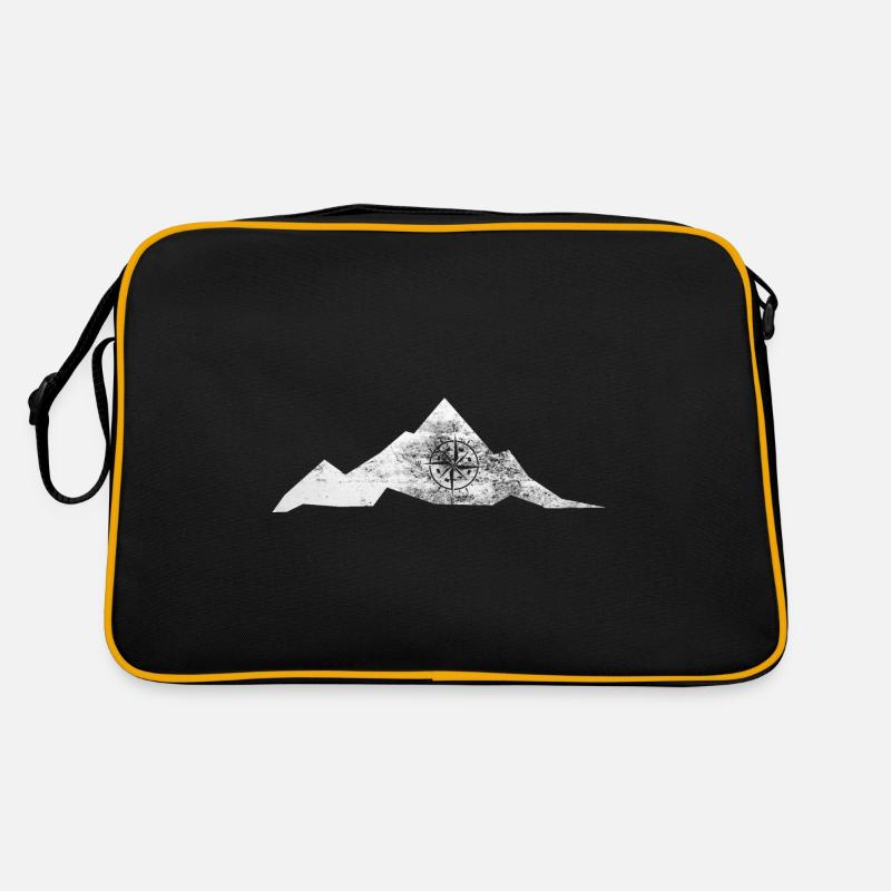 Compass - Mountain - (2) Retro Bag
