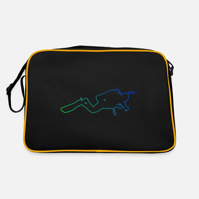 Plongée sous-marine Taucher Plongée Tauchen Sac Retro