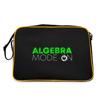 Algebra Mode On 3 - Retro Bag - black/gold - Back