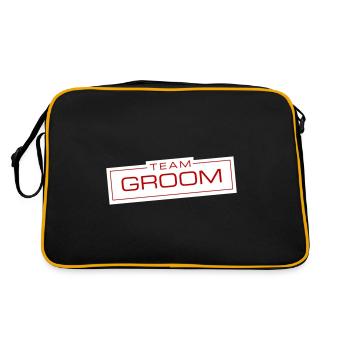 Équipe Groom Mariage - Sac Retro - noir/or - Dos