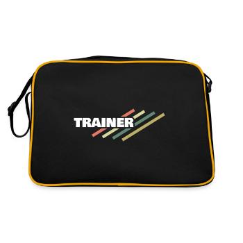 Workplace Trainer - Retro Bag - black/gold - Back