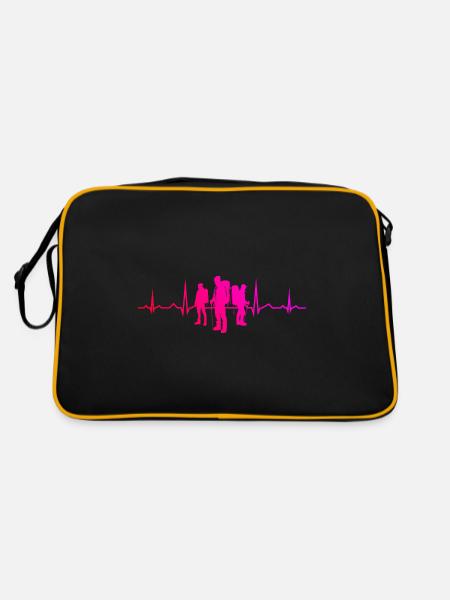 Bouldering Climber Women's Climber Bouldering - Retro Bag - black/gold - Back
