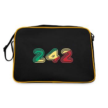 Team 242 CONGO - Sac Retro - noir/or - Dos