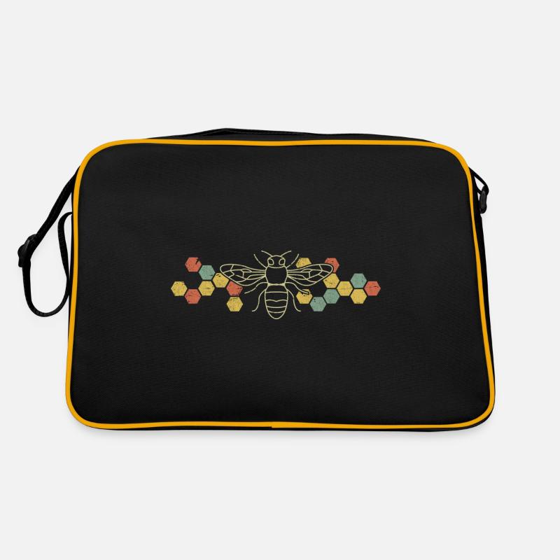 Rétro abeille abeille nature conscience Apiculteurs Sac Retro