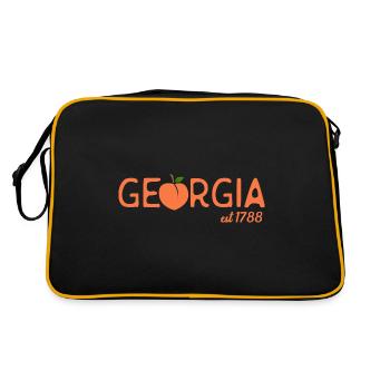 Georgia Peach State - Sac Retro - noir/or - Dos