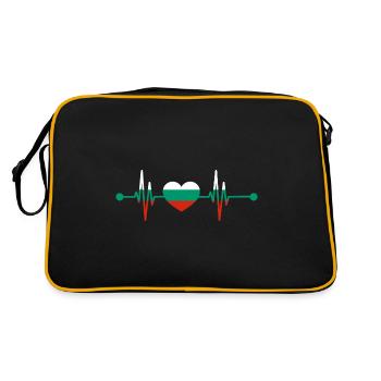 Battement de cœur Balkans Bulgarie Bulgarie - Sac Retro - noir/or - Dos