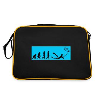 Spearfishing Spearfisher Spearfisherman fishing - Retro Bag - black/gold - Back