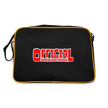 Scooper Pooper officiel 15 - Sac Retro - noir/or - Dos
