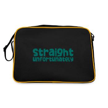Straight Unfortunately 2 - Retro Bag - black/gold - Back