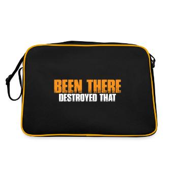 Been There Destroyed That 11 - Retro Bag - black/gold - Back