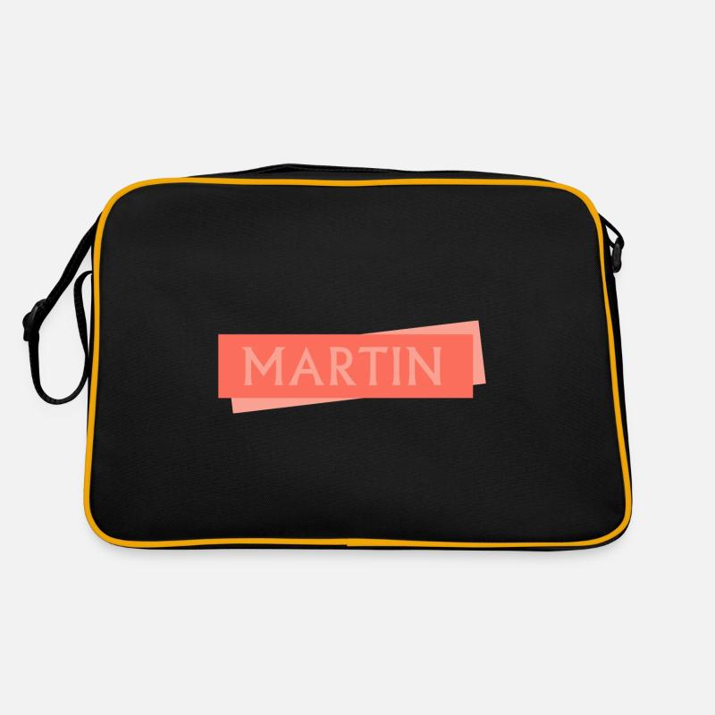 First name Martin Retro Bag