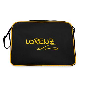 Lorenz - Sac Retro - noir/or - Dos